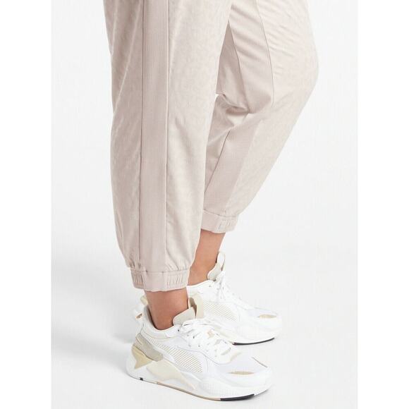 NEW Athleta Brooklyn Textured Joggers Pants Beige Tan Women's Plus Size 24 - Picture 2 of 13